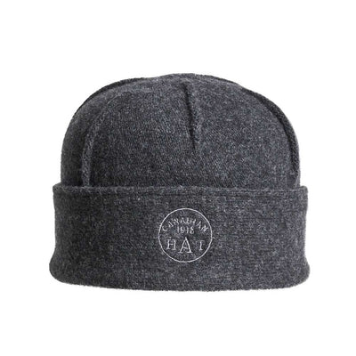 Canadian Hat Women's Orwel Ormos Pleated Beanie 2025 CHARCOAL