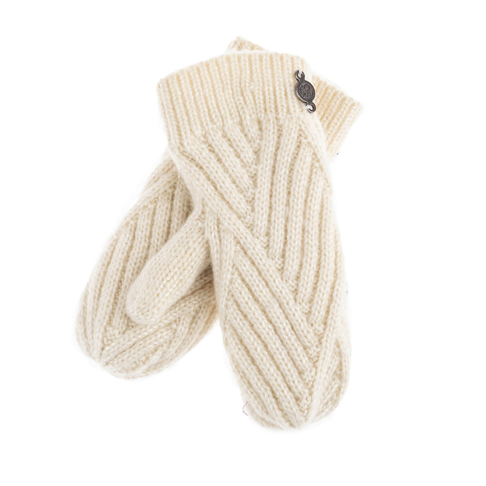 Harricana Women's Chevron Mitts 2025 4900 Cream