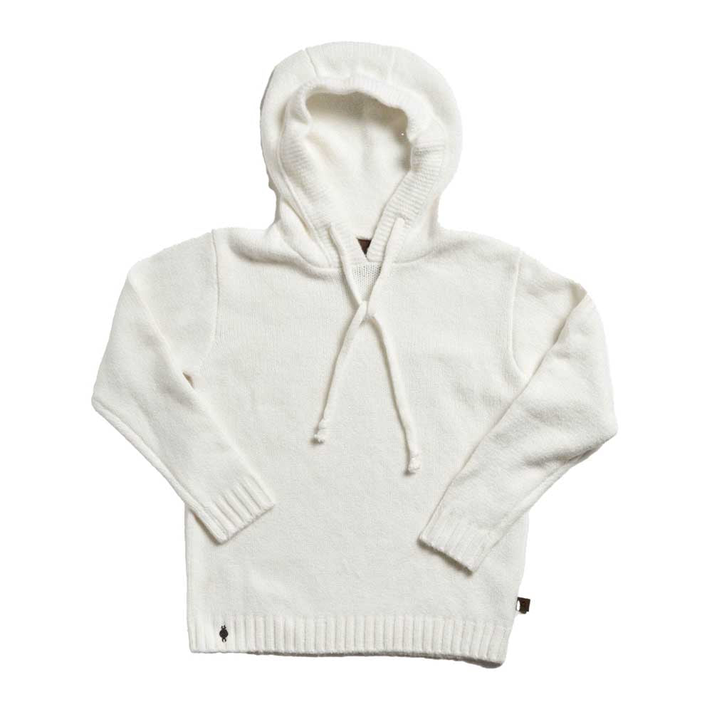 Harricana Women's Victoria Knit Hoodie 2025 WHITE