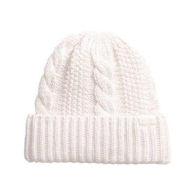The North Face Women's Oh Mega Beanie 2026 WHITE DUNE