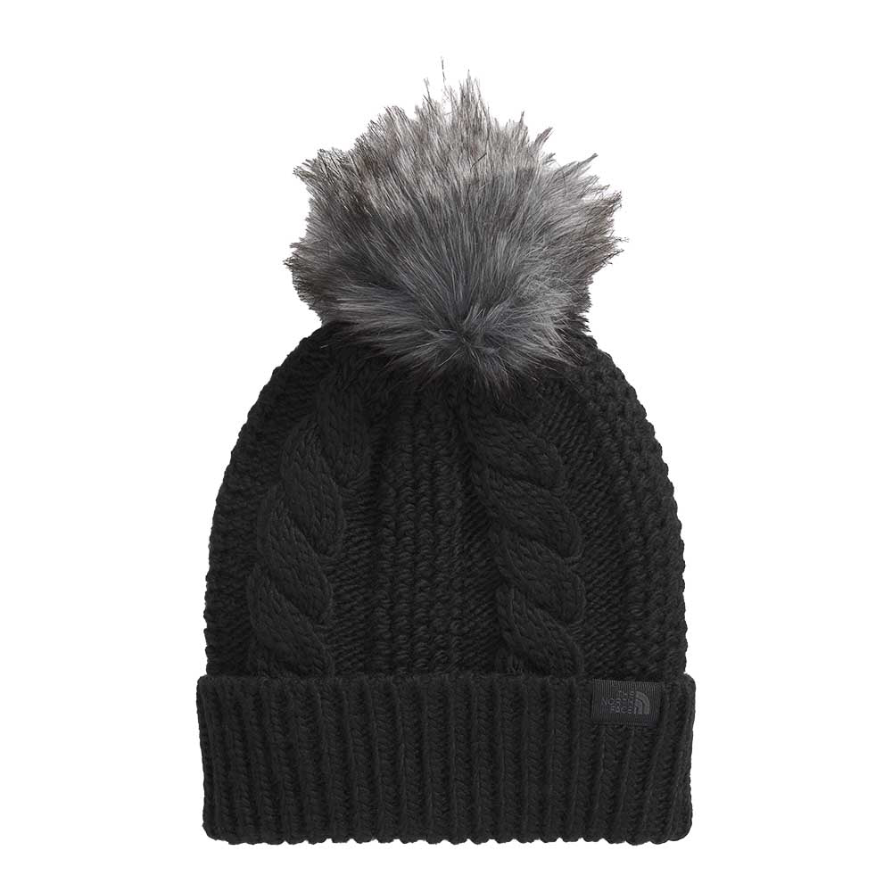 The North Face Women's Oh Mega Fur Pom Beanie 2026 TNF BLACK