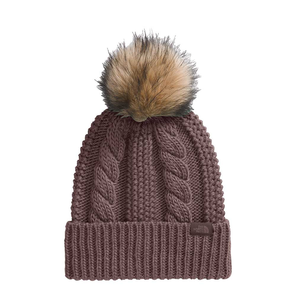 The North Face Women's Oh Mega Fur Pom Beanie 2026 BQ7 TAWNY QUARTZ