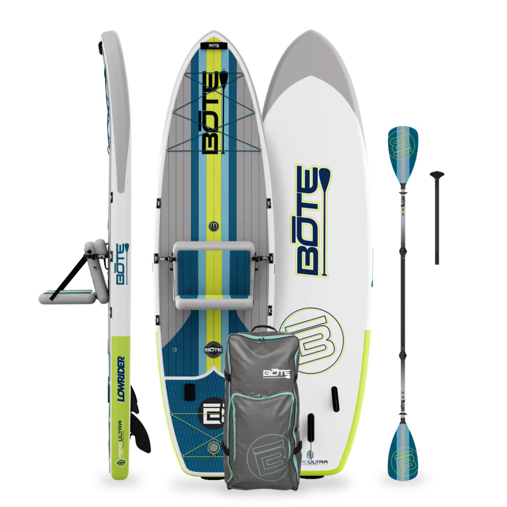 BOTE LowRider Aero Inflatable Paddle Board 10'6" FULL TRAX NAVY
