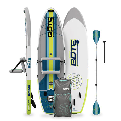 BOTE LowRider Aero Inflatable Paddle Board 10'6" FULL TRAX NAVY