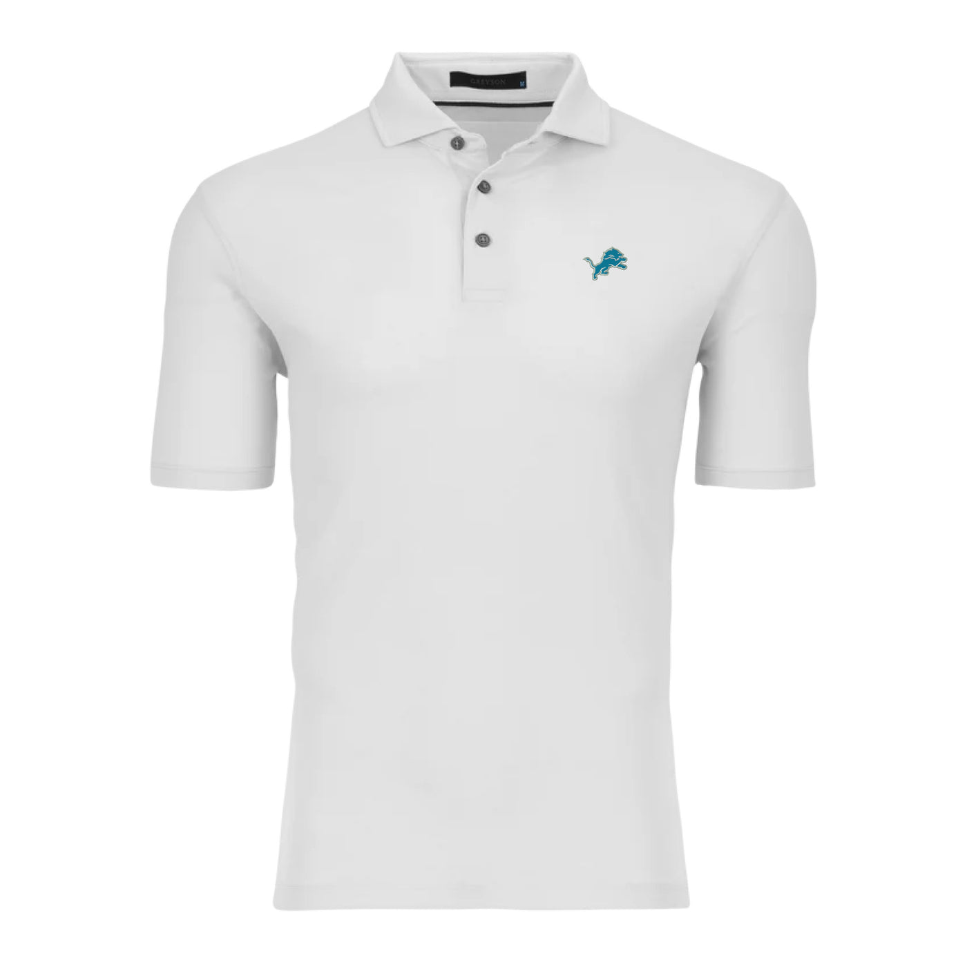 Greyson Men's Omaha Polo with Lions Embroidered Logo ARCTIC