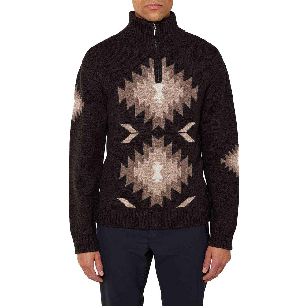 We Norwegians Men's Hovden Sweater 2025 BLACK/TAN