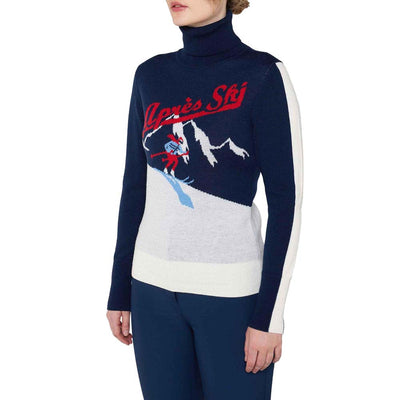 We Norwegians Women's AfterSki Sweater 2025 NAVY BLUE