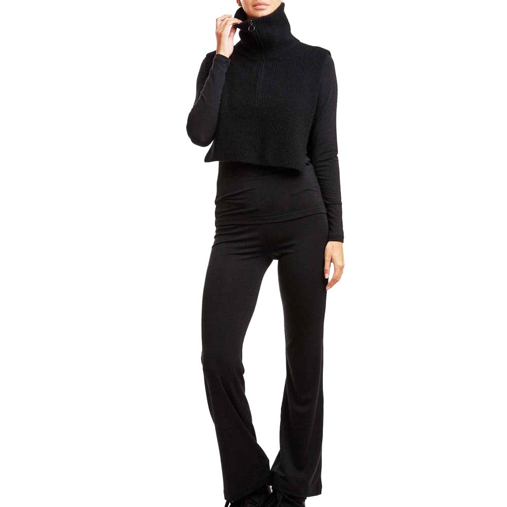 We Norwegians Women's Hygge Flared Pants 2025 BLACK