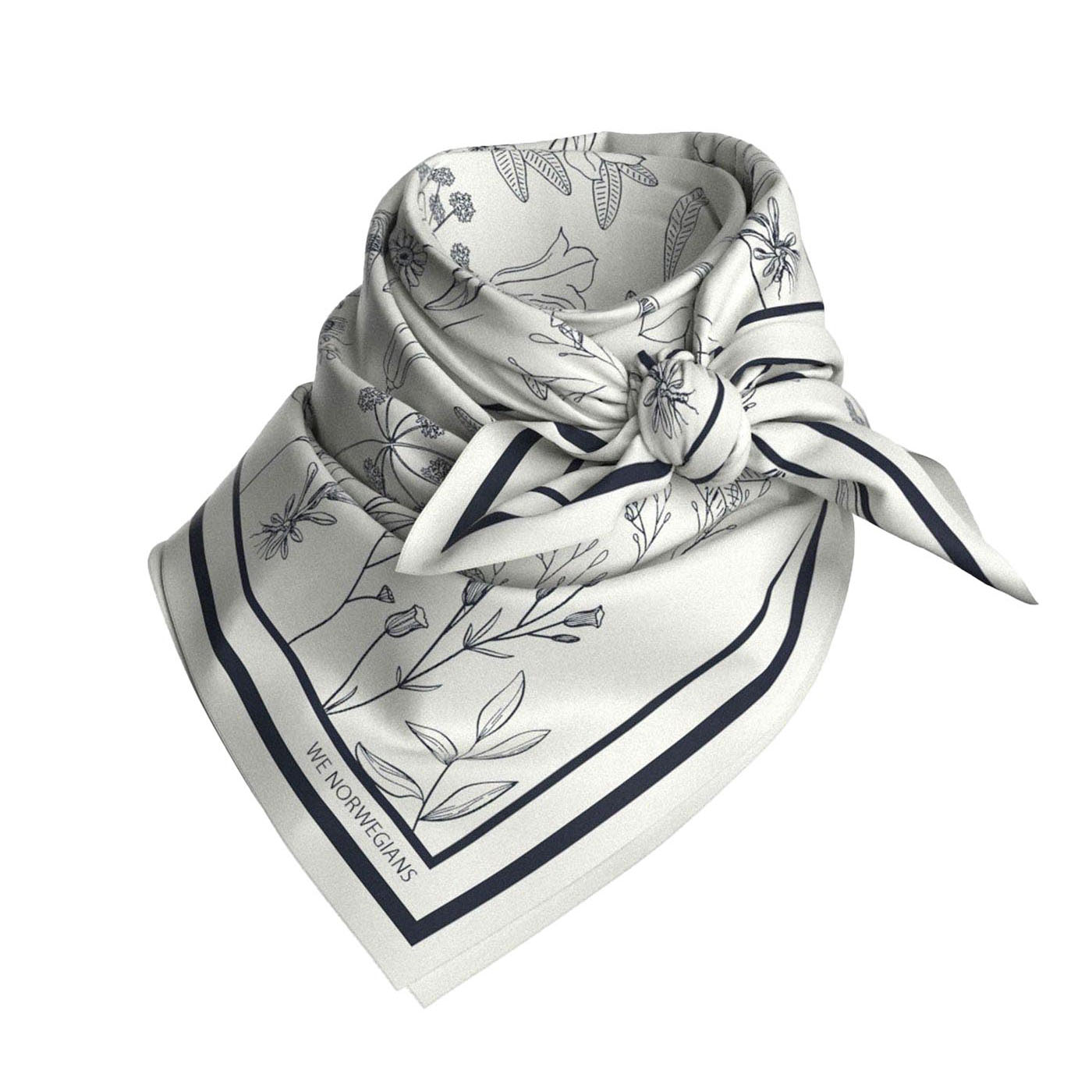 We Norwegians Women's Alps Silk Scarf 2025