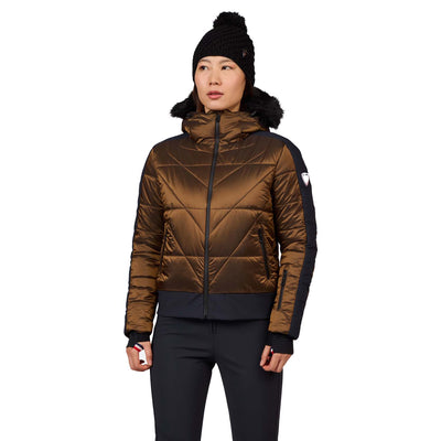 Rossignol Women's Ventina Bomber Ski Jacket 2025 836 BRONZE