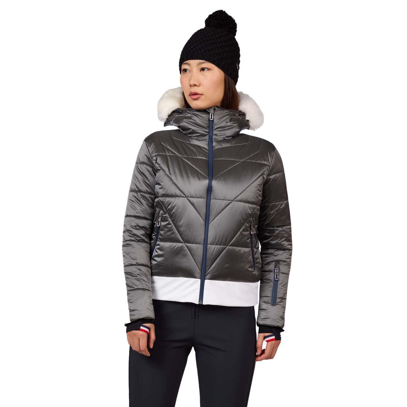 Rossignol Women's Ventina Bomber Ski Jacket 2025 290 SILVER