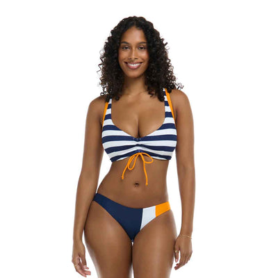 Body Glove Women's Maritime Teagan D-F Cup Bikini Top 2025 331 MIDNIGHT