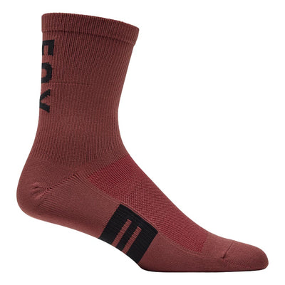 Fox 6In Flexair Merino Socks 2025 180 RUST