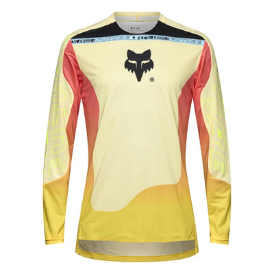 Fox Men's Flexair Elevated Long Sleeve Jersey 2025 375 LEMONADE