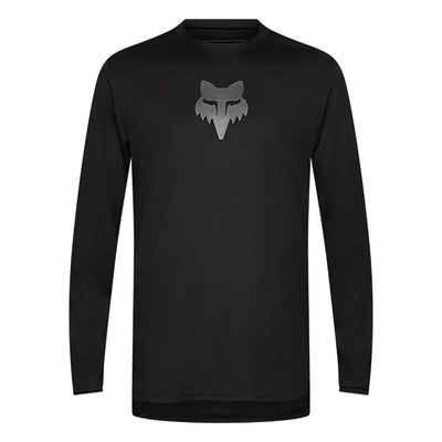 Fox Women's Ranger Long Sleeve Fox Head Jersey 2025 BLACK
