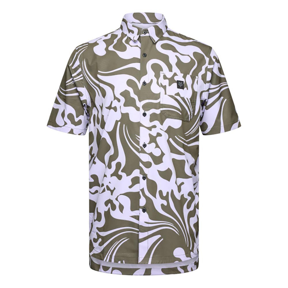 Fox Men's Ranger Woven Short Sleeve Jersey 2025 373 MILITARY