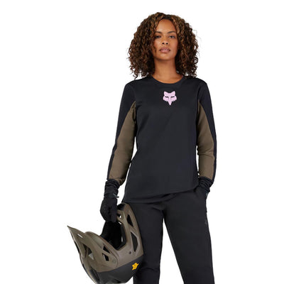 Fox Women's Defend Park Long Sleeve Jersey 2025