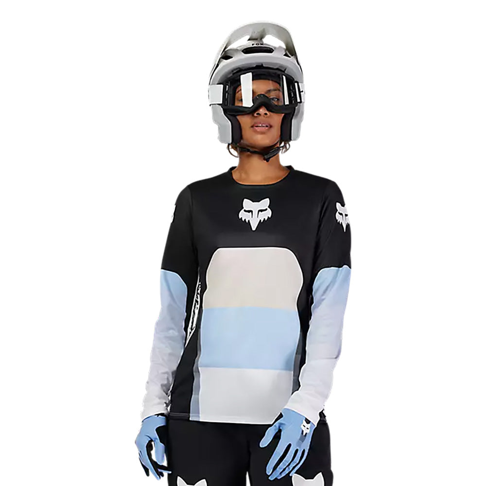 Fox Women's Ranger Long Sleeve Grid Jersey 2025