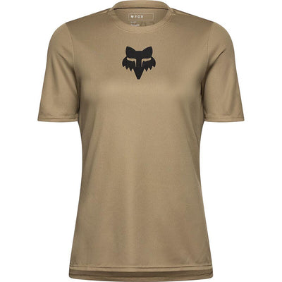 Fox Women's Ranger Short Sleeve Fox Head Jersey 2025 237 SAND
