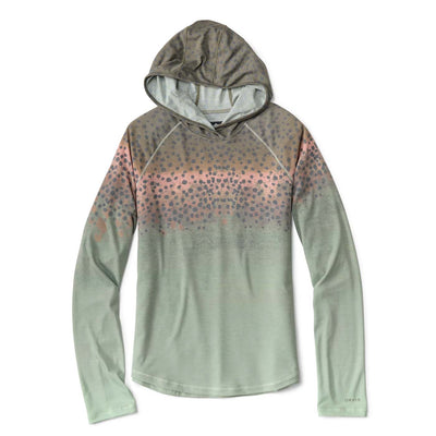Orvis Women's DriCast Tech Printed Performance Hoodie 2025 13 RAINBOW TROUT