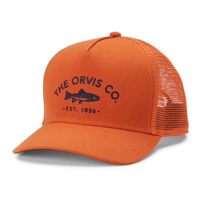Orvis Men's Orvis Co. Logo Trucker Hat 2025 66 RED CLAY