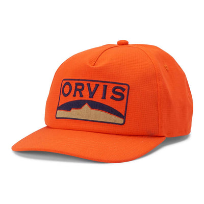 Orvis Men's Trout Rising Logo Ripstop Hat 2025 42 BLAZE