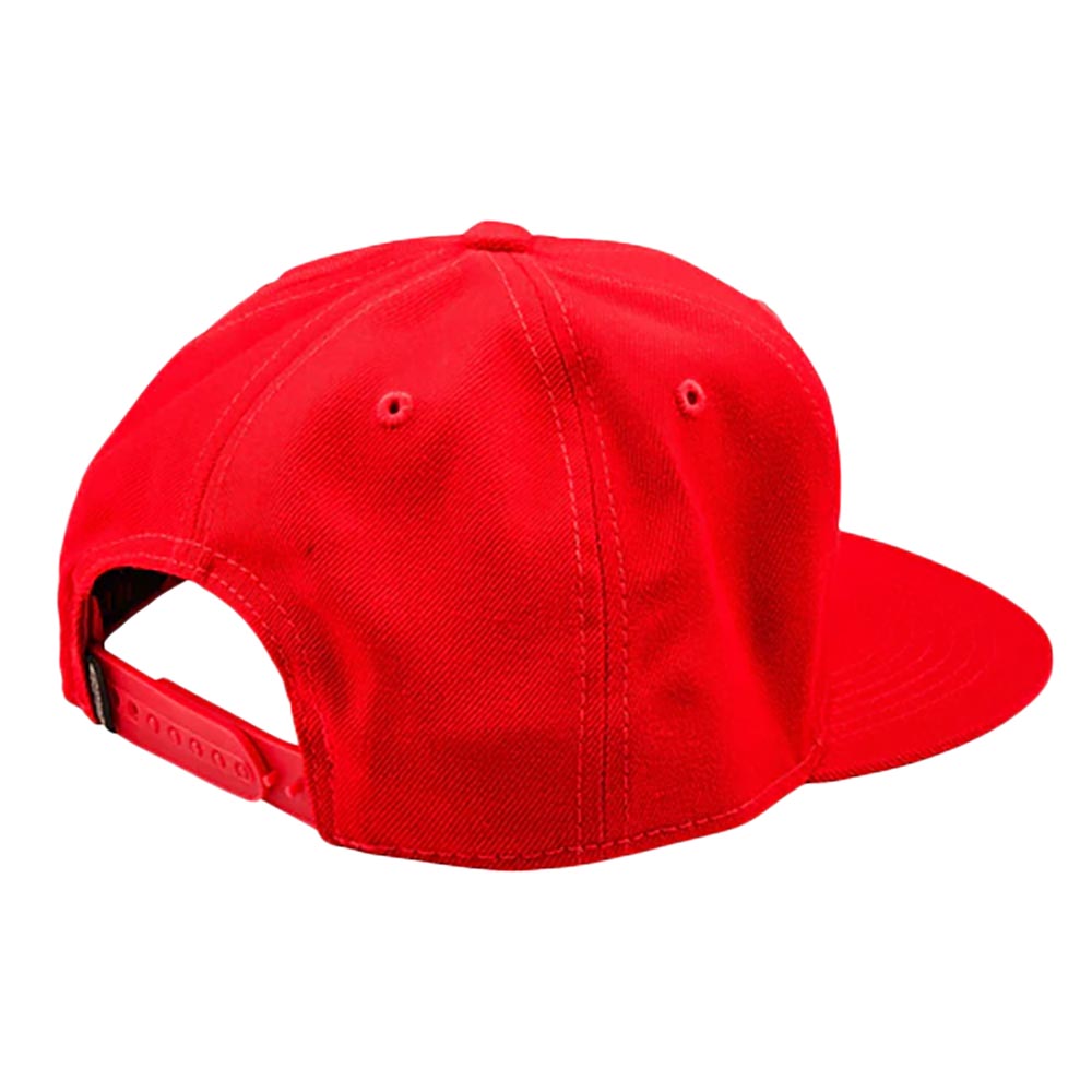 Troy Lee Flat Bill Badge Snapback Hat 2025