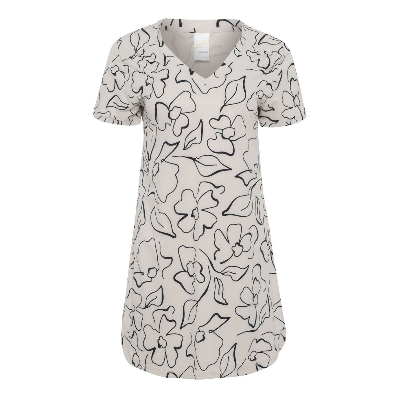 Lole Women's Olivie V-Neck Dress 2025 G936 FLORA ABALONE