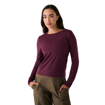 Lole Women's Dynamic Sweatshirt 2025 P755 DARK CHERRY