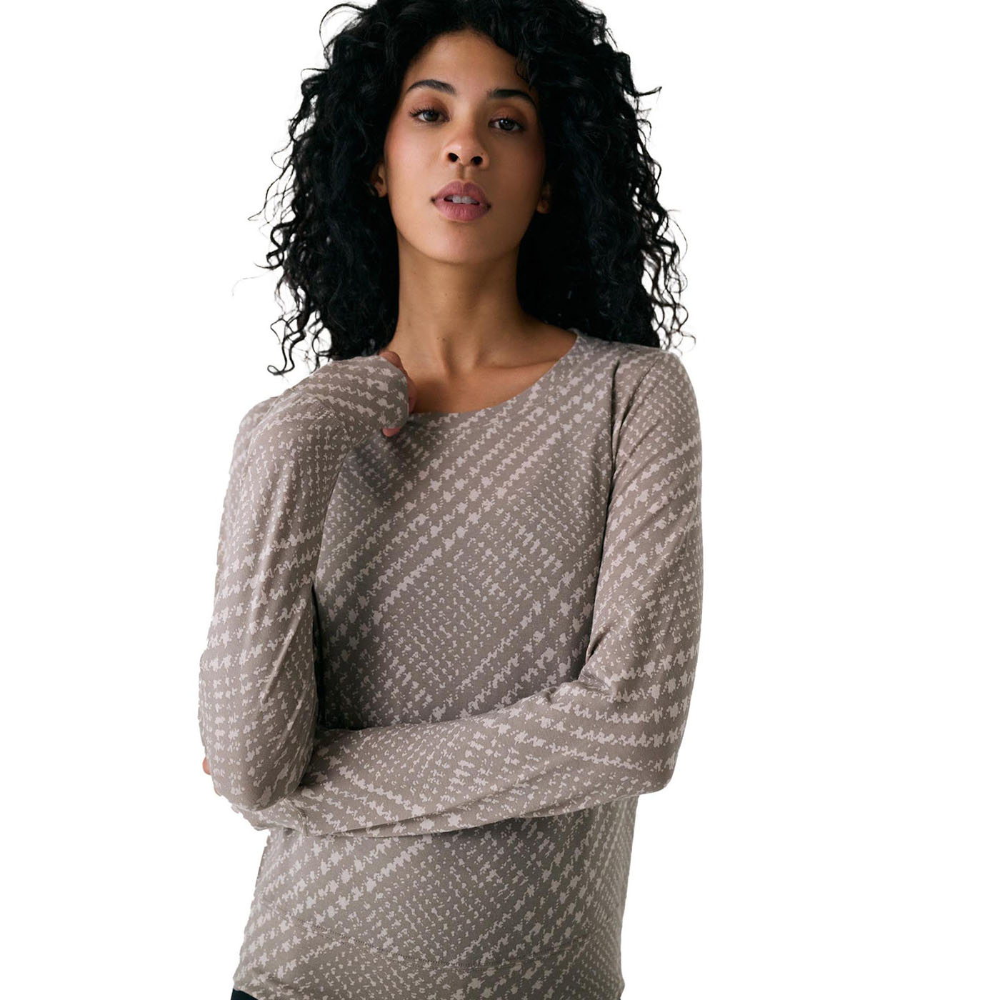 Lole Women's Dynamic Sweatshirt 2025 G941 PEBBLE GLEN PLAID