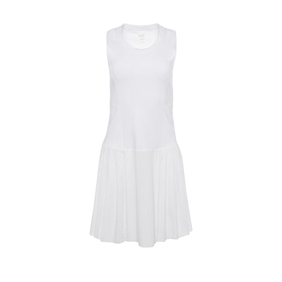 Lole Women's Game Sleeveless Dress 2025 WHITE