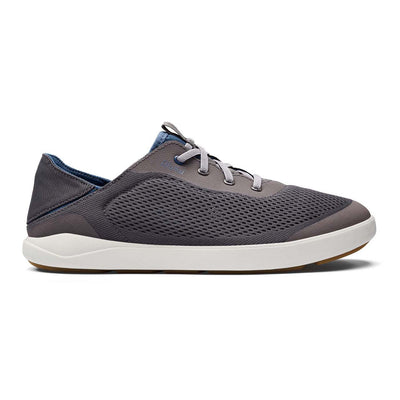 OluKai Men's Moku Pae Boat Shoes 2025 PAVEMENT/VINTAGE BLUE
