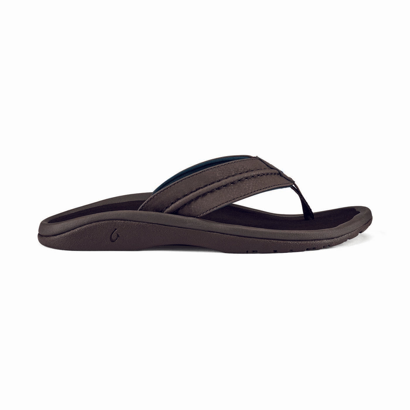 OluKai Men's Hokua Sandals 2025 DARK WOOD/DARK WOOD