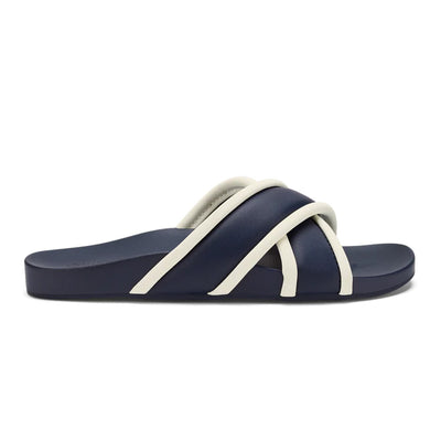 OluKai Women's Ani Sandals 2025 MOOD INDIGO/WHITE SAND