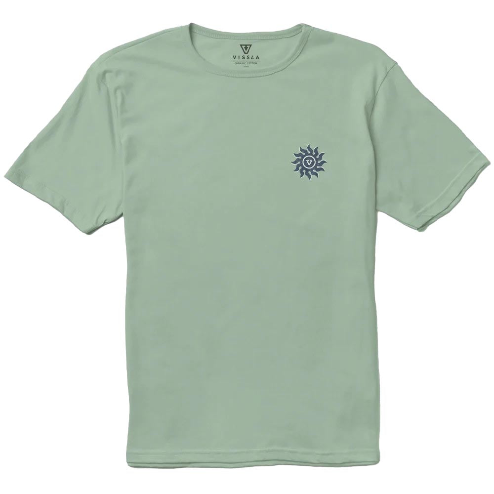 Vissla Men's Spins Organic Tee 2025 JADE