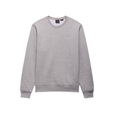 prAna Men's prAna Fleece Crew Sweatshirt 2025 020 HEATHER GREY