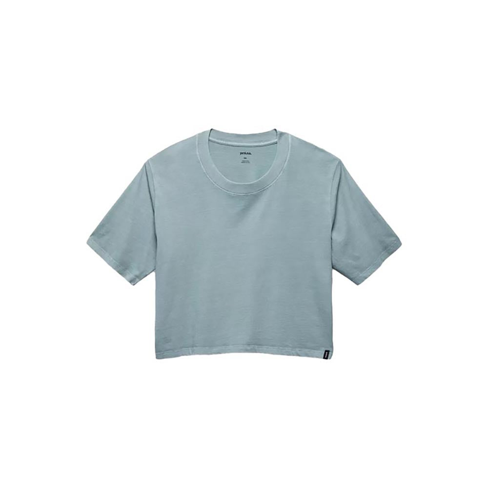 prAna Women's Everyday Crop Tee 2025 400 SALTWATER
