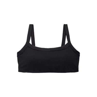 prAna Women's Luxara Rib Bra 2025 BLACK