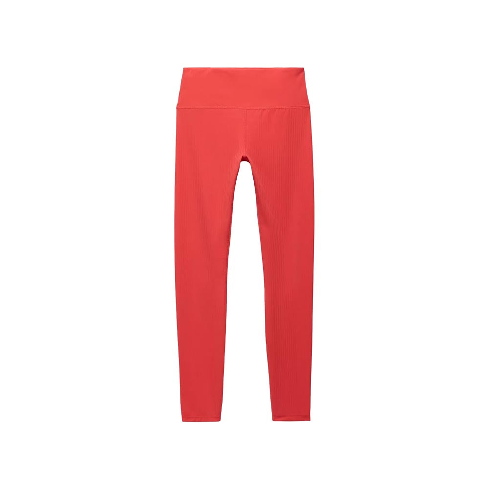 prAna Women's Luxara Rib 7/8 Leggings 2025 600 ROSE FIRE