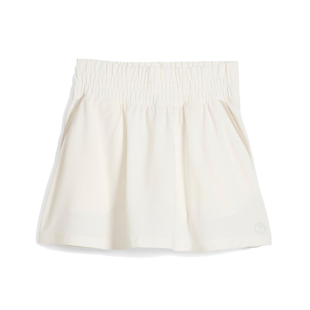 Puma Women's Puma X AP Sandy Seersucker Skirt 2025 02 WARM WHITE