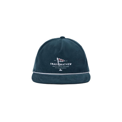 TravisMathew Men's One For The Money Snapback Hat 2025 4MIV MOOD INDIGO/VINTAGE INDIGO