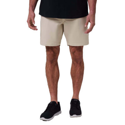 TravisMathew Men's Stretchknit Shorts 8in 2025 F0037 ITALIAN SAND