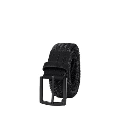 TravisMathew Men's Time Zoned Stretch Woven Belt 2025 BLACK