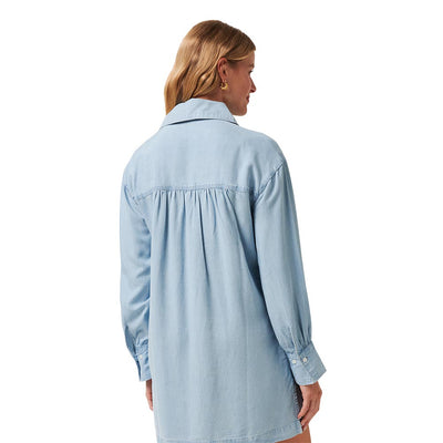 TravisMathew Women's Chambray Shirt Dress 2025