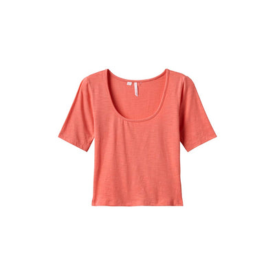 TravisMathew Women's Solara Short Sleeve 2025 6PRO PORCELAIN ROSE
