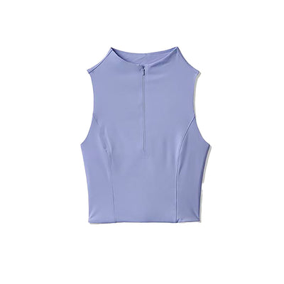 Travis Mathew Women's Sunfire Zip Tank 2025 4BRU BRUNNERA BLUE