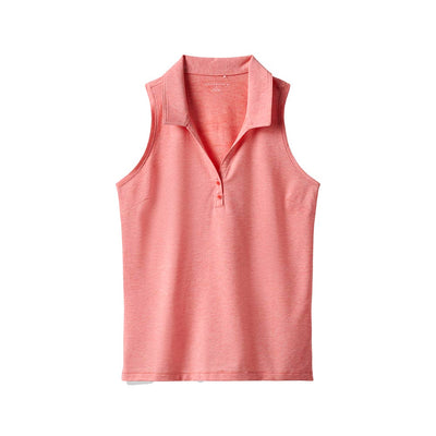 TravisMathew Women's Featherweight Active Sleeveless Polo Shirt 2025
