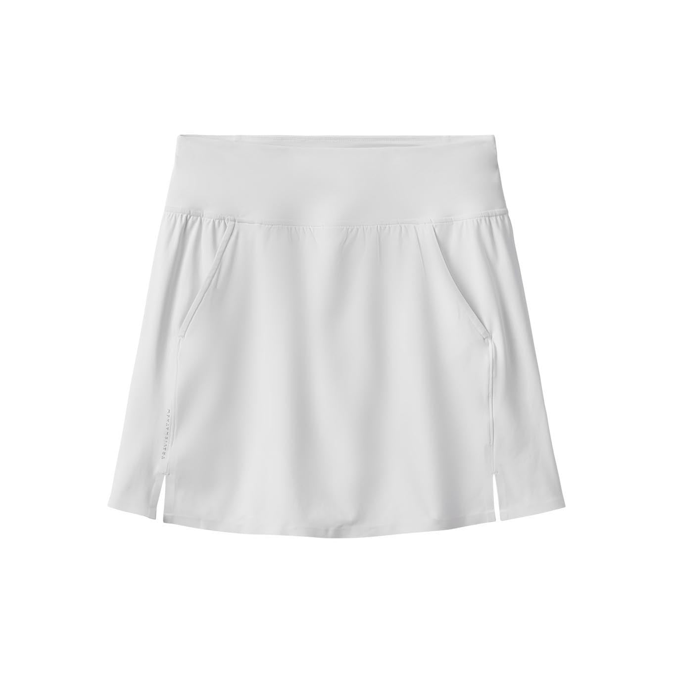 TravisMathew Women's Game Set Match Skort 2025 WHITE