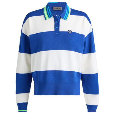 G/Fore Women's Happy G's Merino Wool Rugby Sweater 2025 LISBON