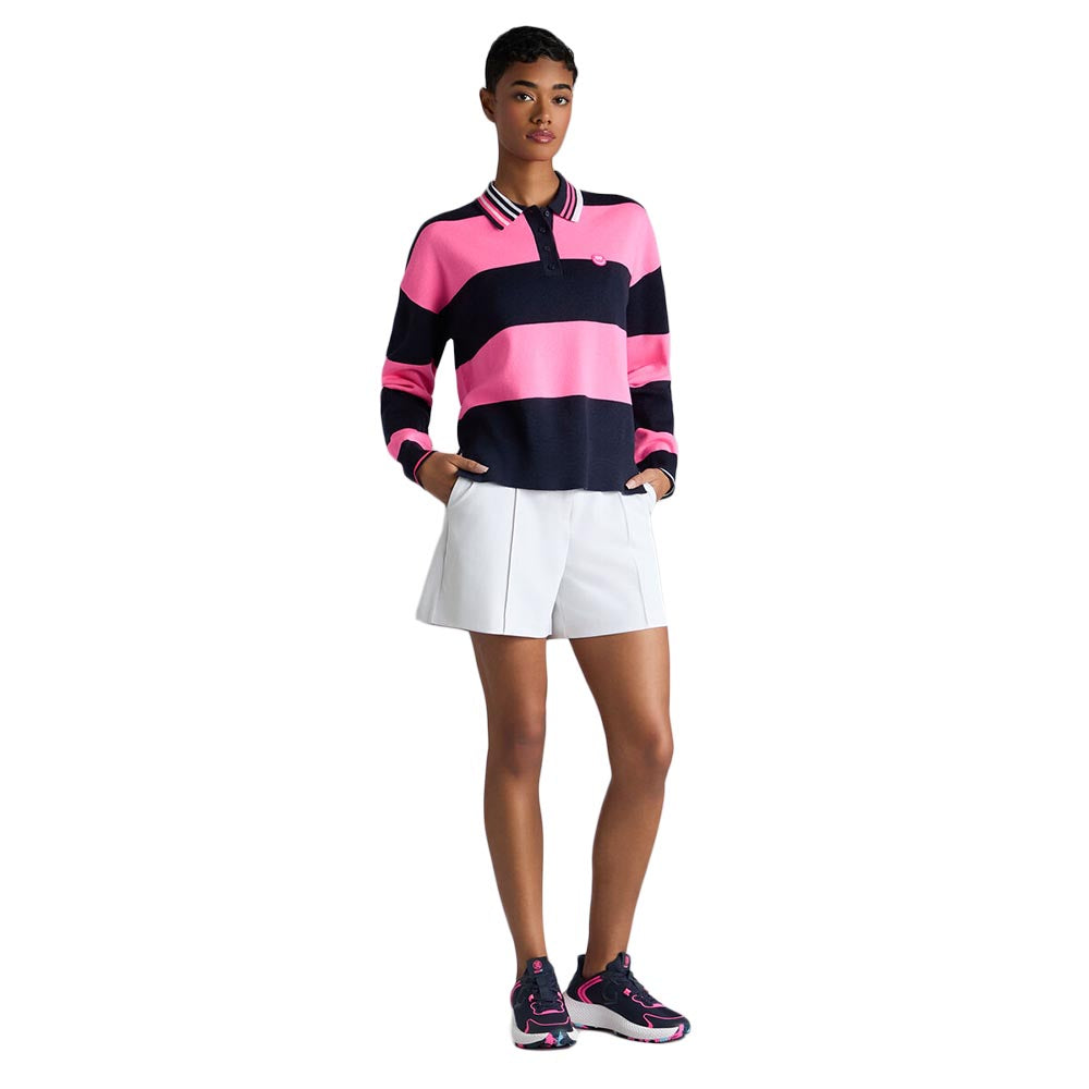 G/Fore Women's Happy G's Merino Wool Rugby Sweater 2025